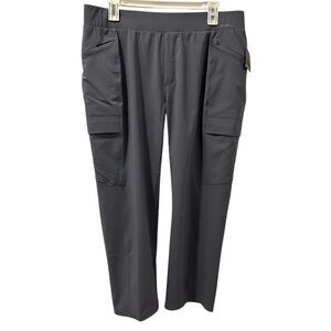 Eddie Bauer Women's Incline Utility Capris Grey Sz 14 Hiking NWT